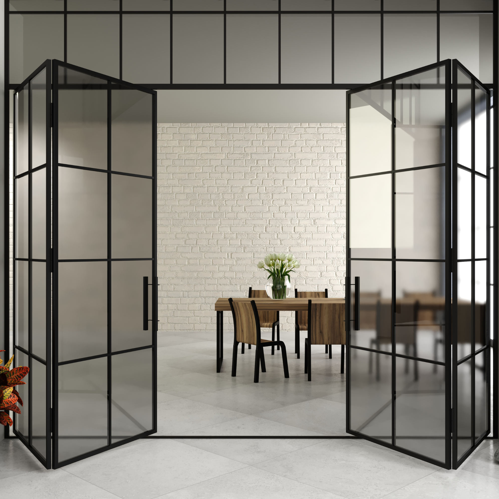 Custom glass interior partition and door design – Glass Pro Dallas