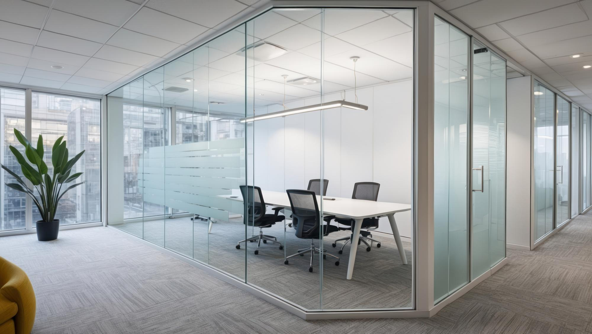 Commercial office glass partitions installation – Glass Pro Dallas